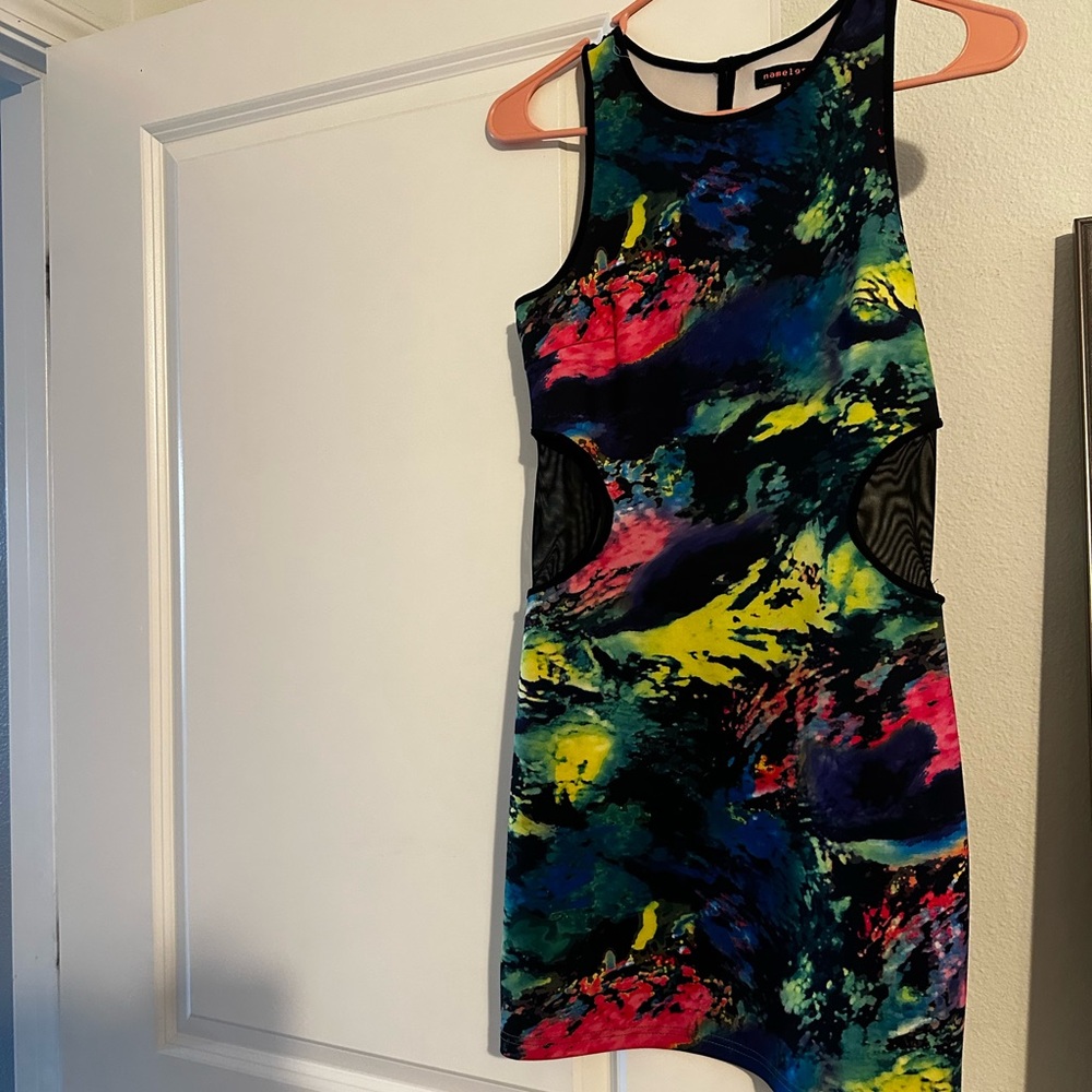 Vibrant Multicolor Sleeveless Dress